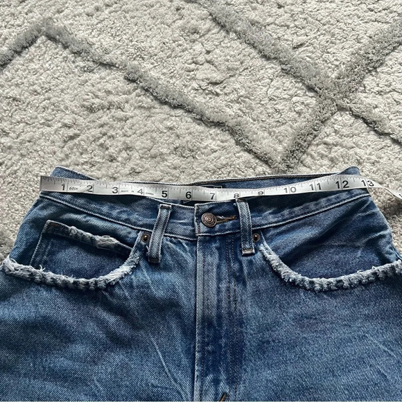 Abercrombie and Fitch shorts denim jean shorts natural rise 26 / 2 - Picture 3 of 7